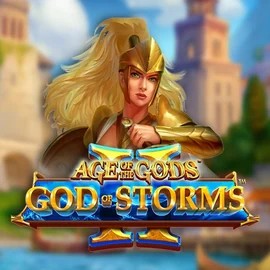Age Of The Gods: God Of Storms 2 slot visual from Playtech available on greatslots.eu.com