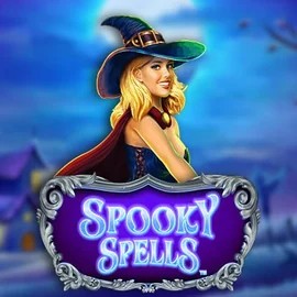 Enjoy Spooky Spells by Novomatic – logo hosted on greatslots.eu.com