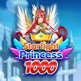 Starlight Princess 1000 online game logo by Pragmatic Play on greatslots.eu.com