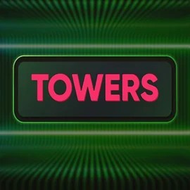 Towers slot logo by Turbo Games at Great Slots Casino